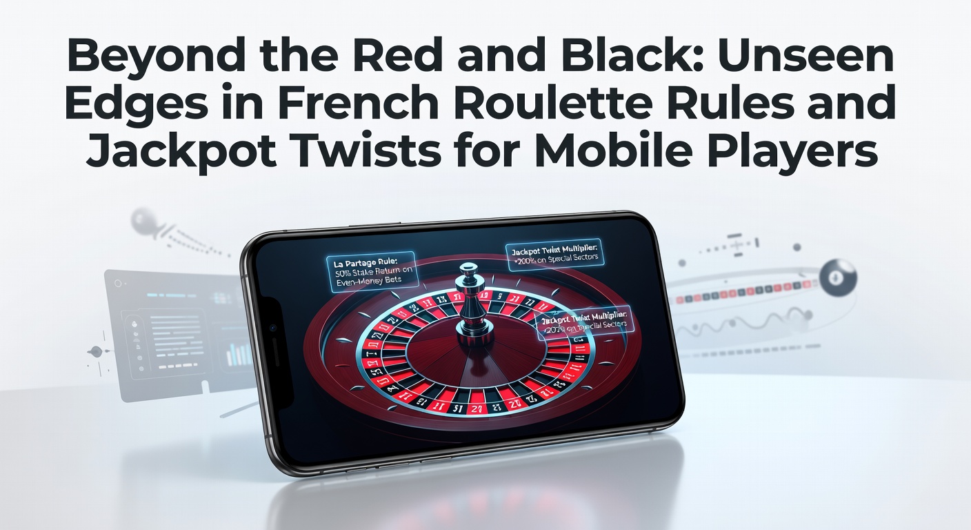 Vibrant French roulette wheel spinning under casino lights, showcasing the single zero pocket and elegant table layout optimized for mobile screens