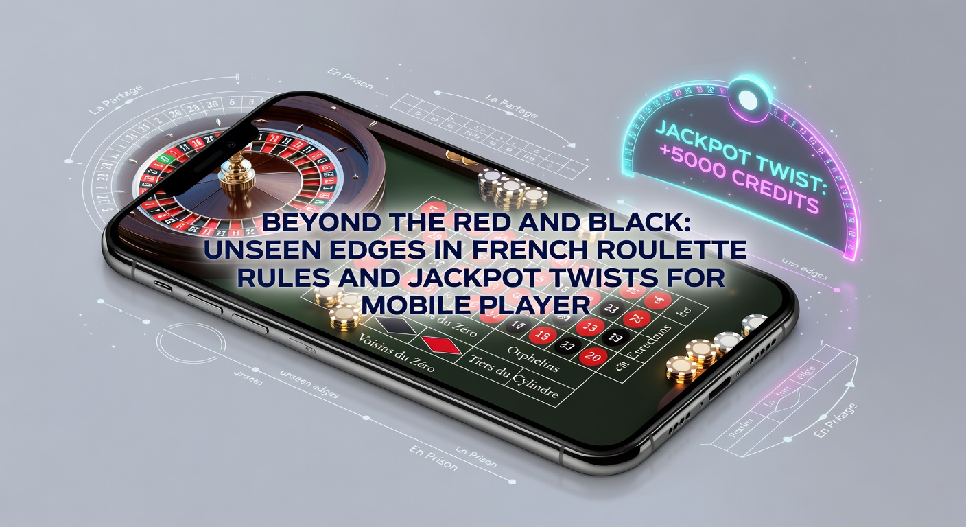Mobile phone displaying a live French roulette game with jackpot meter climbing and racetrack bets highlighted mid-spin