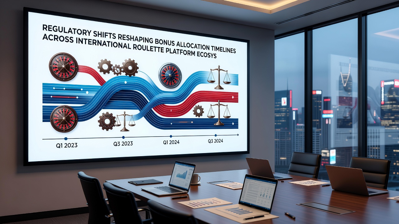 Detailed view of bonus allocation workflow on international roulette platforms under 2026 regulations