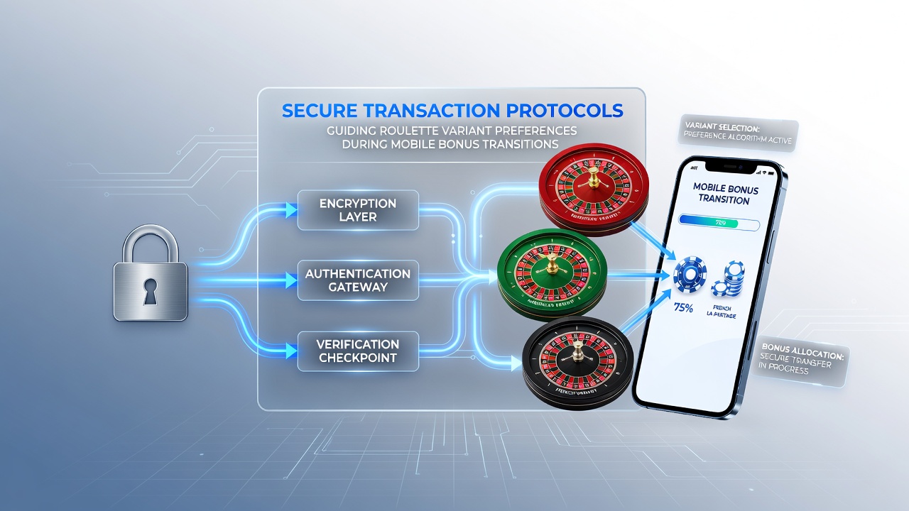 Mobile roulette interface showing secure payment options and variant selections during bonus transitions