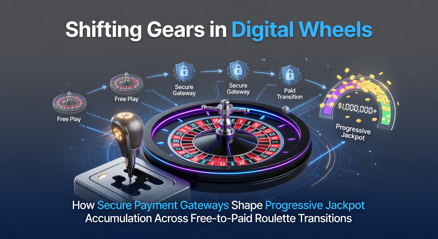 Secure digital payment gateways processing transitions from free roulette demos to real-money progressive jackpot games